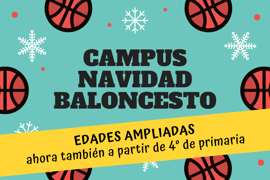 Actualización Edades Campus Navideño de Baloncesto