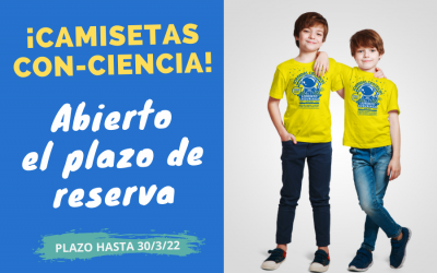 Camisetas CON-CIENCIA Jornadas científicas 2022
