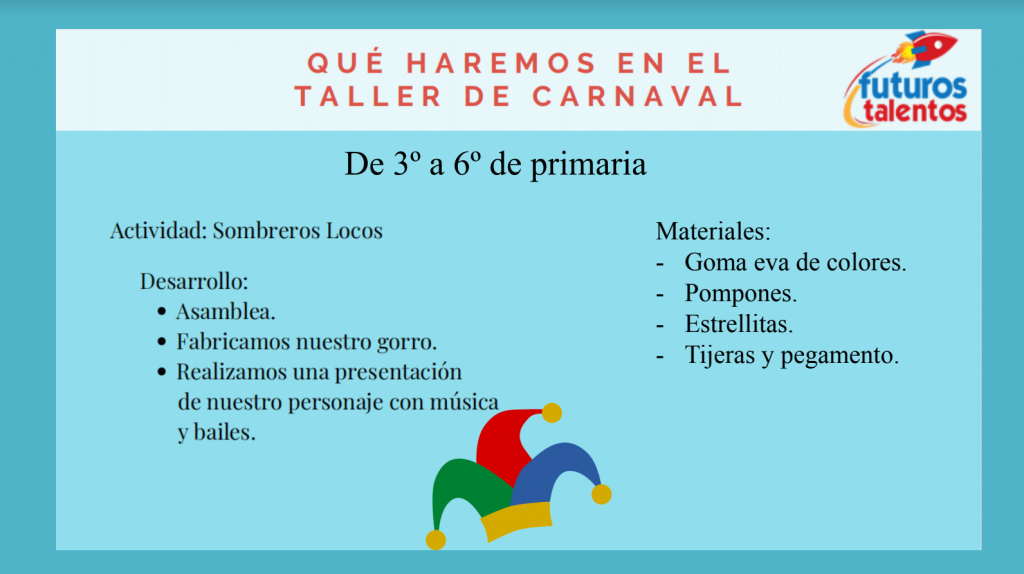 talleres carnaval ampa lorenzo luzuriaga