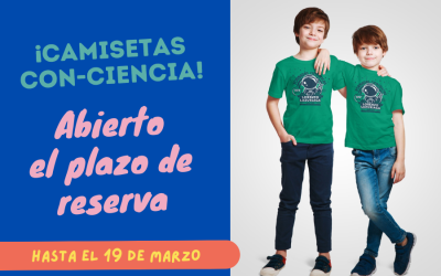 Camisetas CON-CIENCIA Jornadas científicas 2023