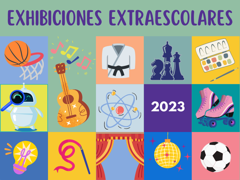 Calendario exhibiciones actividades extraescolares 2023