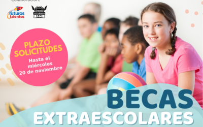 Plazo abierto solicitud becas extraescolares curso 2024/25