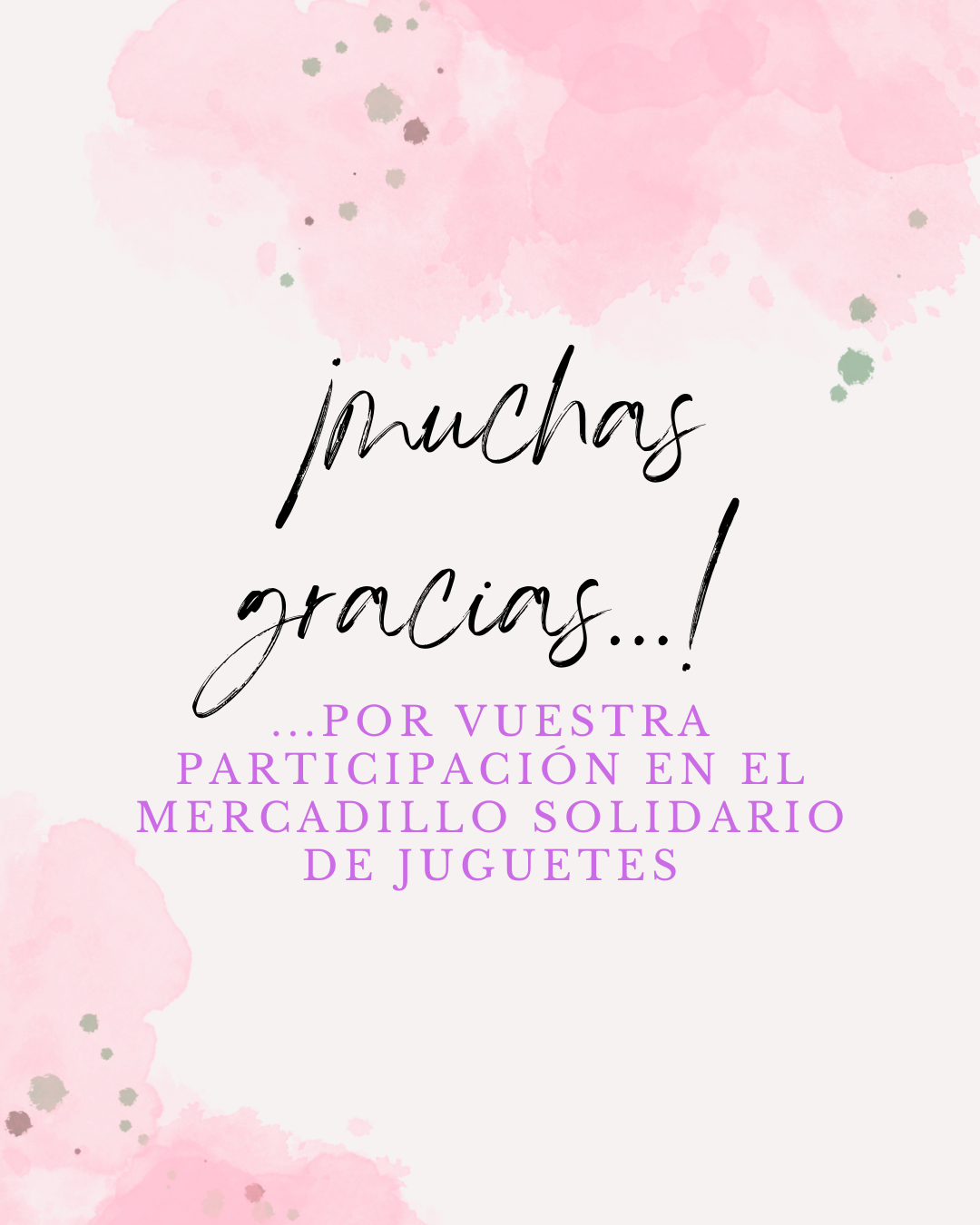RECAUDACIÓN MERCADILLO SOLIDARIO