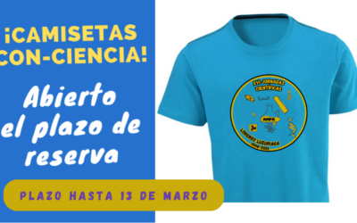 Camisetas CON-CIENCIA Jornadas científicas 2025