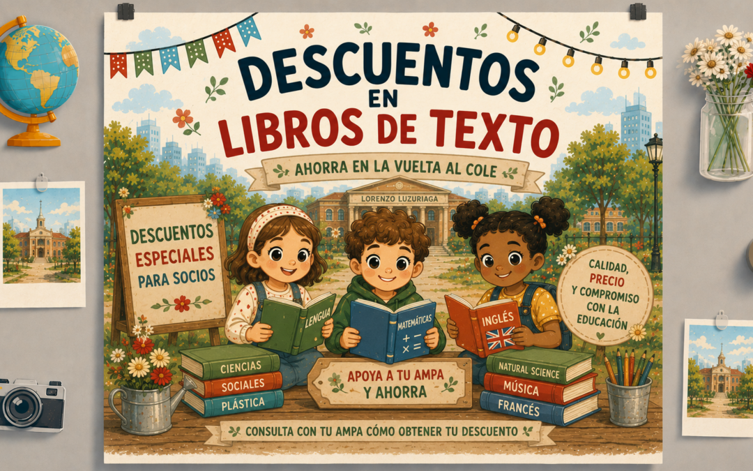 DESCUENTO EN LIBROS DE TEXTO Y MATERIAL ESCOLAR